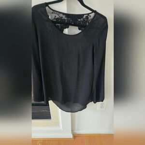 Charming Charlie Black Blouse